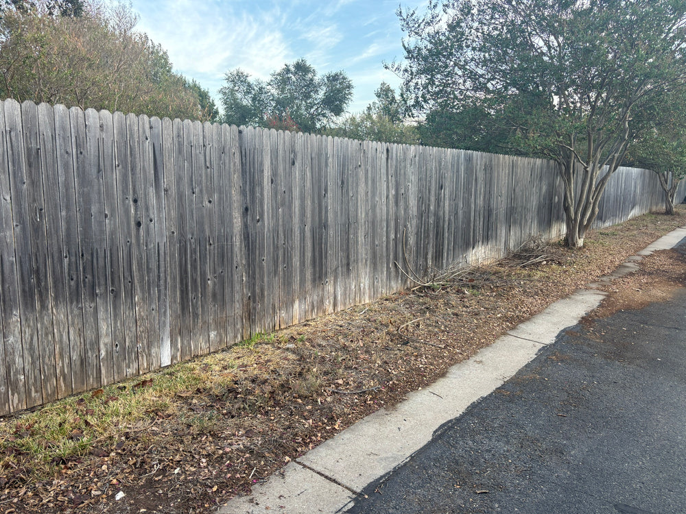 After - Fence Line Cleanup